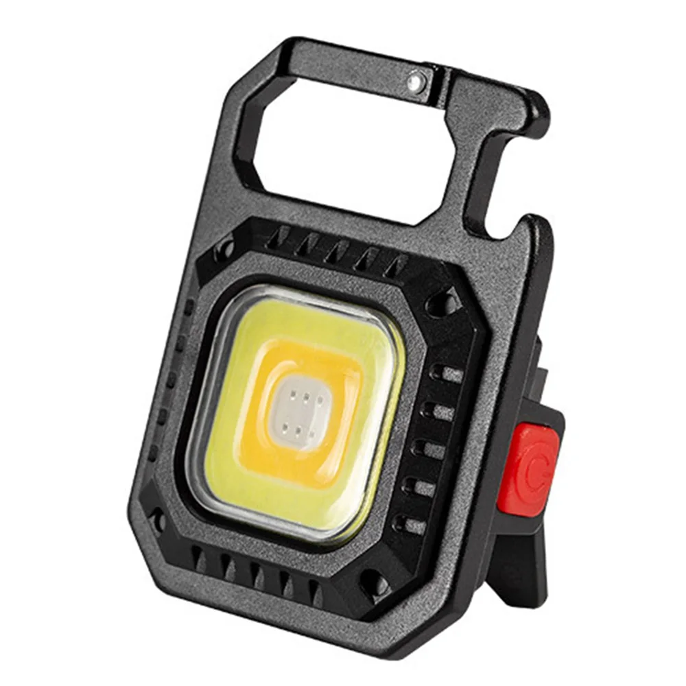 

Mini COB Keychain Flashlight Rechargeable Work Light Mutifuction Keychain Light Travel Torch for Fishing Walking Camping Outdoor