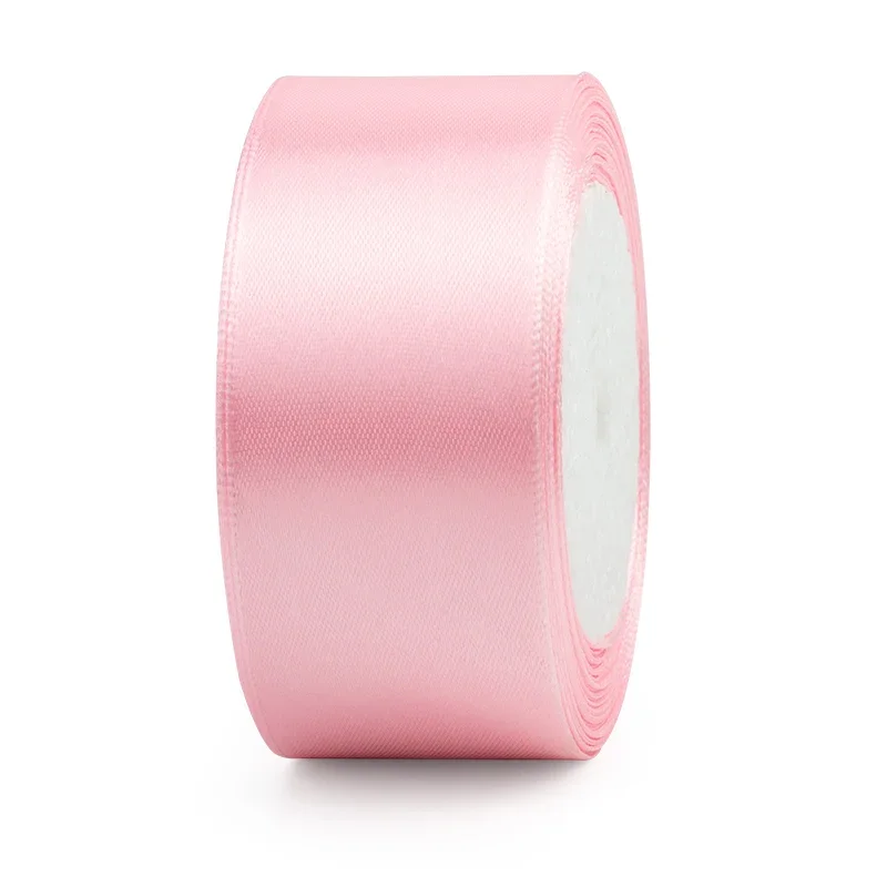 Elegant Red Satin Ribbon for Gift Packaging and Crafting