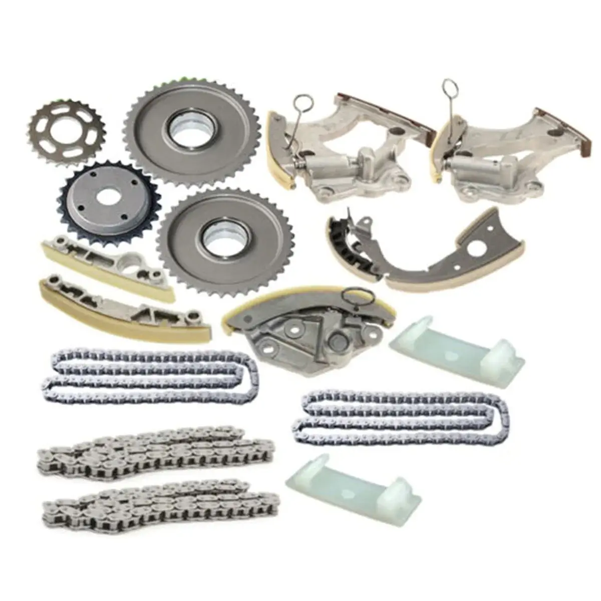 

Timing Chain Kit Audi C7 2.5 (16-piece set) FOR A6(C7) A7 A8 Q5 Q7 S4 S5 VW TOUAREG 3.0T V6 Chains, tensioners, gears