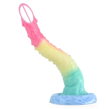 26.5cm Long Tentacles Dildos Anal Pulg Soft Silicone Women Masturbator Dragon Simulate Huge Penis For Men Women Sex Toys Shop 3