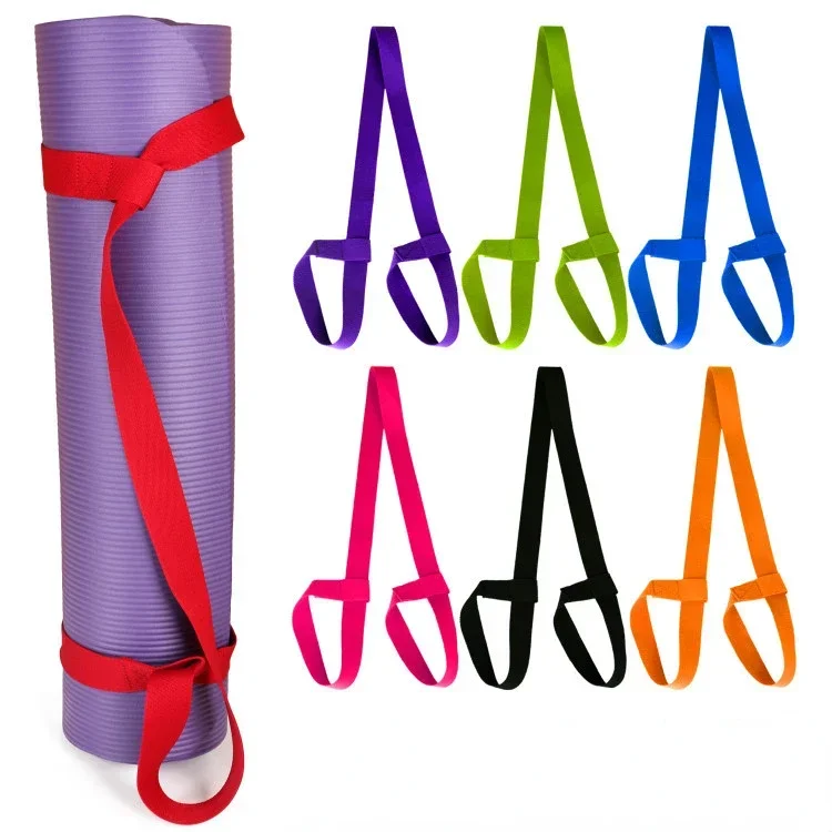 Description Picture 2 of itemYoga Mat Strap Belt Shoulder Carry Belt Adjustable Sports Sling Exercise Stretch Fitness Elastic Yoga Belt Gym Yoga Equipment