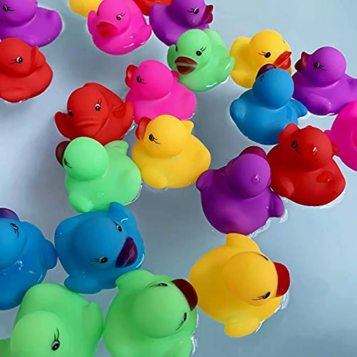 Rubber Duck Bath Toys 50PCS Mini Ducks Bulk for Kids Baby Shower Birthday  Party Decorations Favors Gift Classroom Summer Beach Pool Activity Carnival