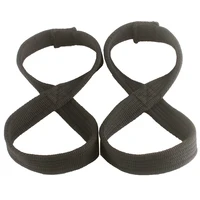 Cotton 7mm Thickened Figure 8 Weightlifting Belts Bands Anti-Slip Deadlift Powerlifting Straps Pull-ups Hand Protection 2
