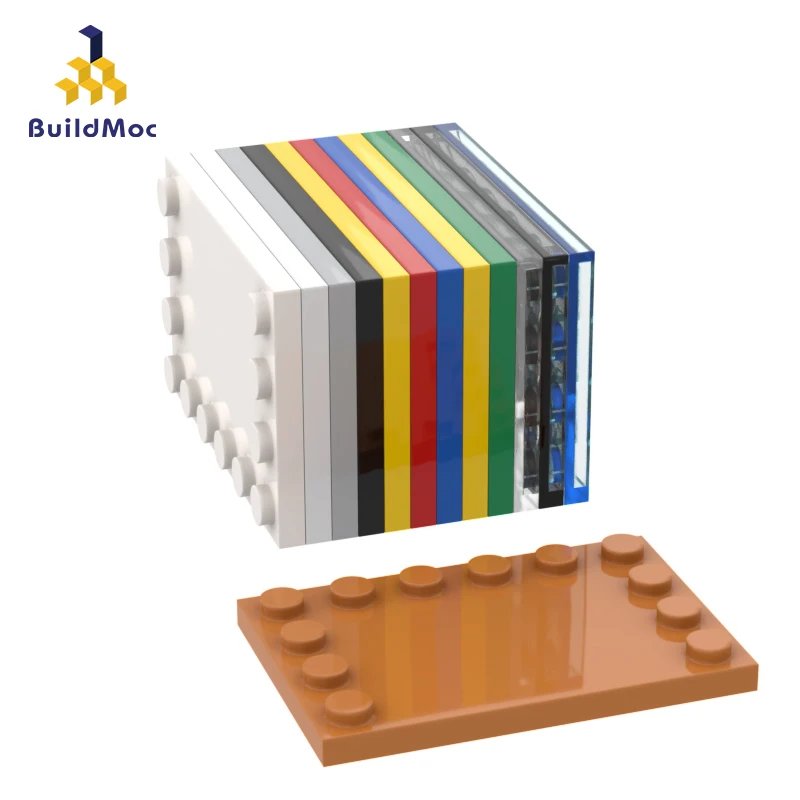 

10PCS Assembles 6180 6x4 Edge Particle Intermediate Light Panel Brick Building Block Replaceable Parts Toys Children