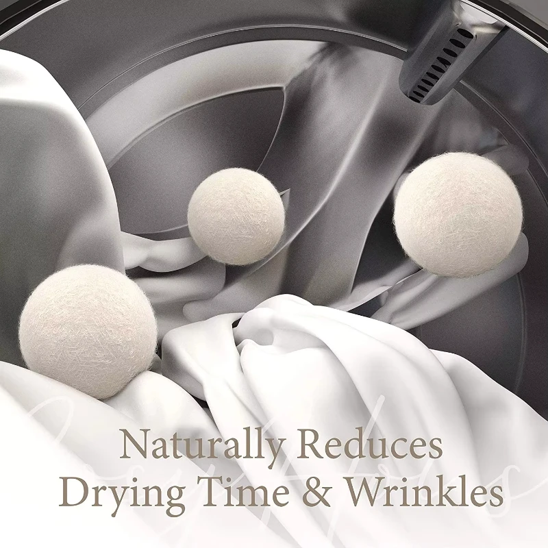 Clothes Wool Dryer Balls Laundry Tumble Dryer Balls 5cm Laundry Softener Reusable Home Washing Machine Accessories