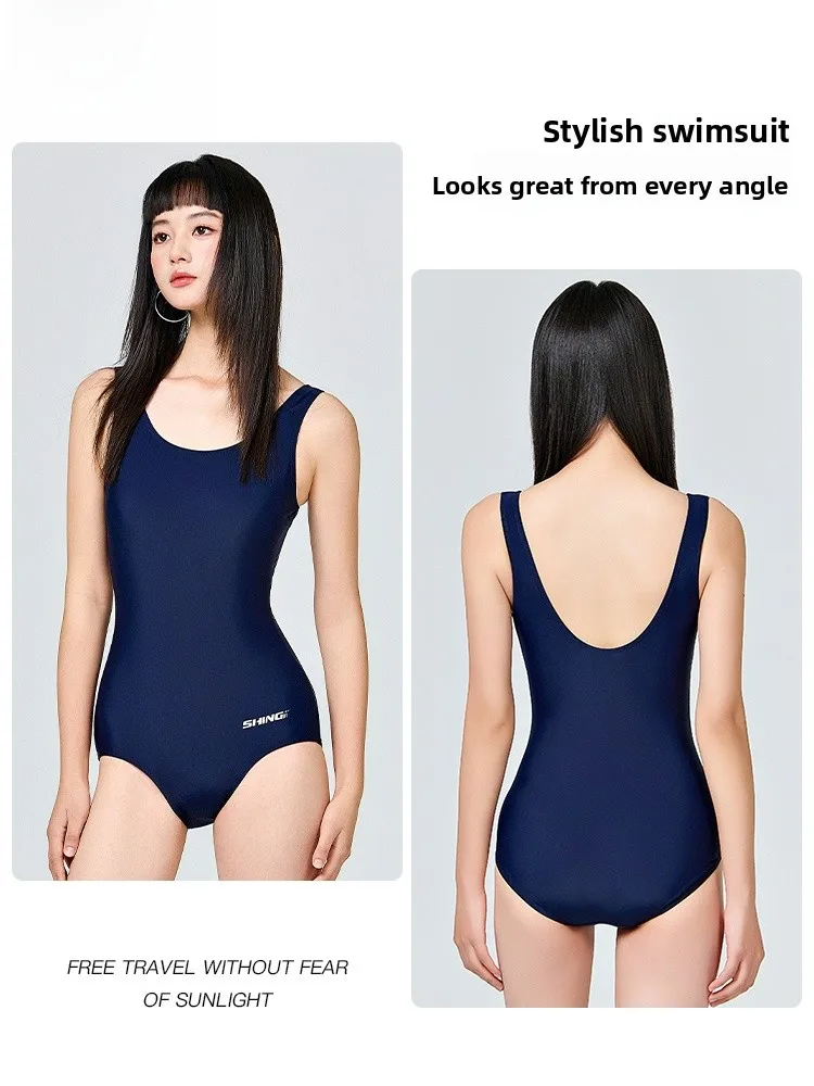 Women's One-Piece Swimsuit 2025 New Profional Training Thermal Spring  Gym Exclusive Speed Swimmingwear - 5