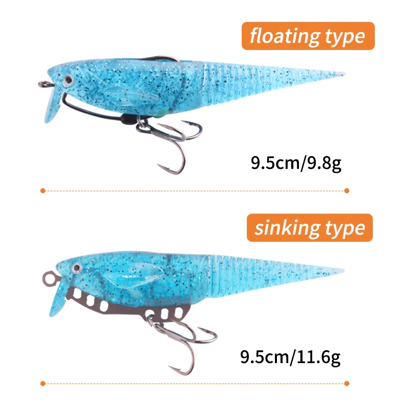 Kawa Minnow Fishing Lures Sinking Floating Baits 9.5cm/11.6g/9.8g Bass Trout Catfish Swimbait Crankbaits Lifelike Fish Bass Pike