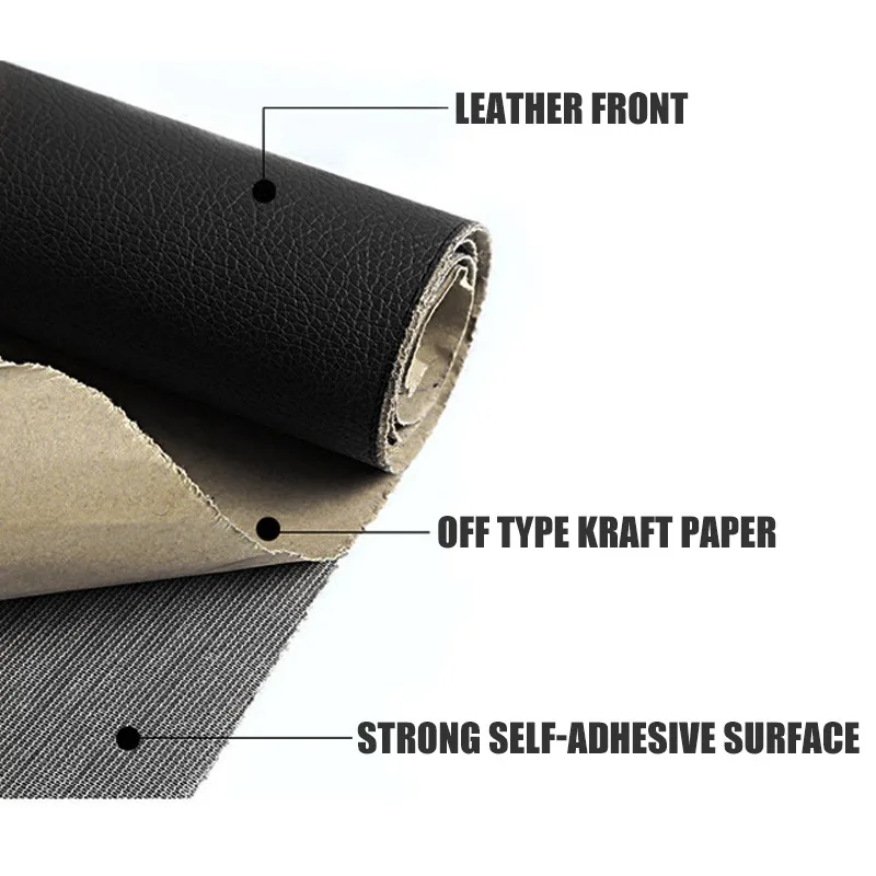 Leather Repair Tape Leather Repair Sticker Leather Patch Leather Repair Leather Repair Material Leather Repair Patch Self Adhesive Leather Sticker 50x137cm Leather Repair Tape Waterproof Wear-Resisting PU Leather Repair Patches Fix Sticker for Sofa Car Seat Table Chair Home