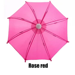 Miniature Doll Umbrella Toy - Charming Accessory & Birthday Gift (Rose red)