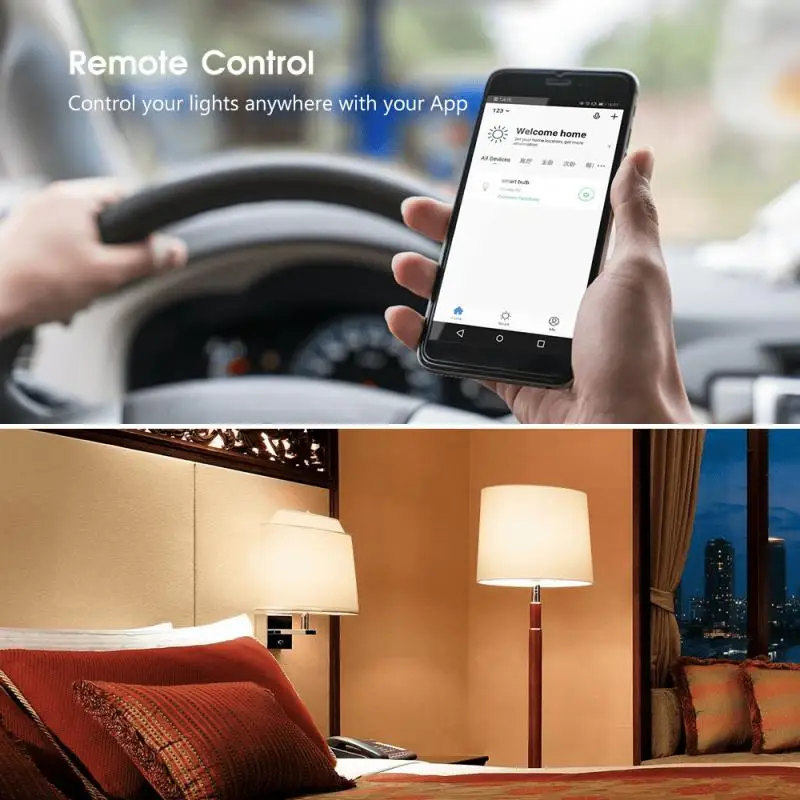 Tuya WiFi Smart Led Bulb BR30 13W E26 100-240V RGB Light Smart Home LIfe APP Control Works Alexa Google Home