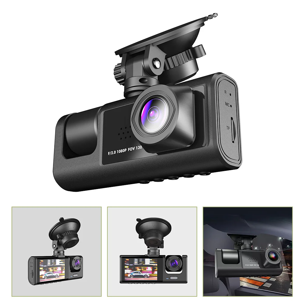 Dash Cam 1080P 3-Way 3