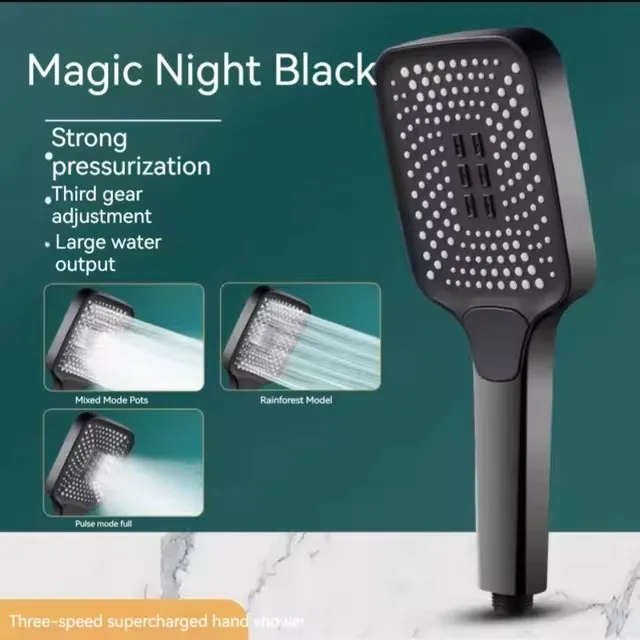 Shower head black