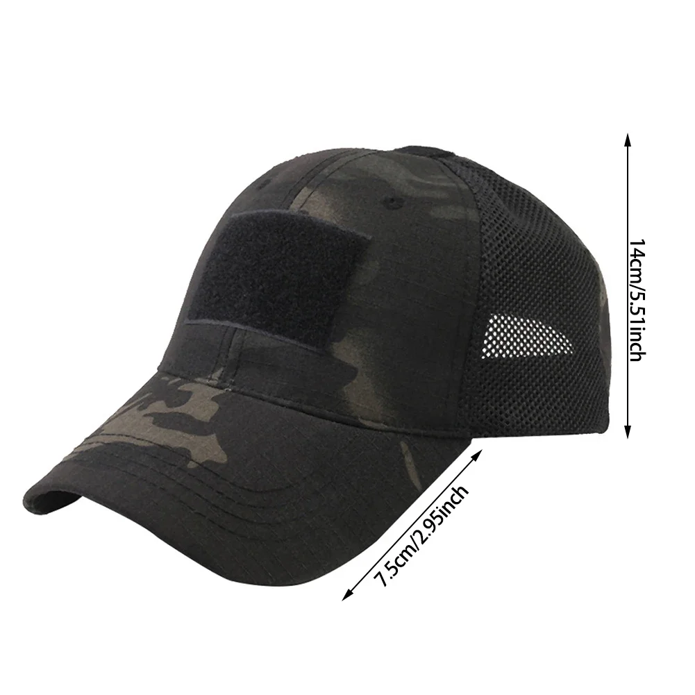 1pc Baseball Caps Camouflage Tactical Outdoor Soldier Combat Paintball Adjustable Hat Summer Snapback Sun Hats For Men Women