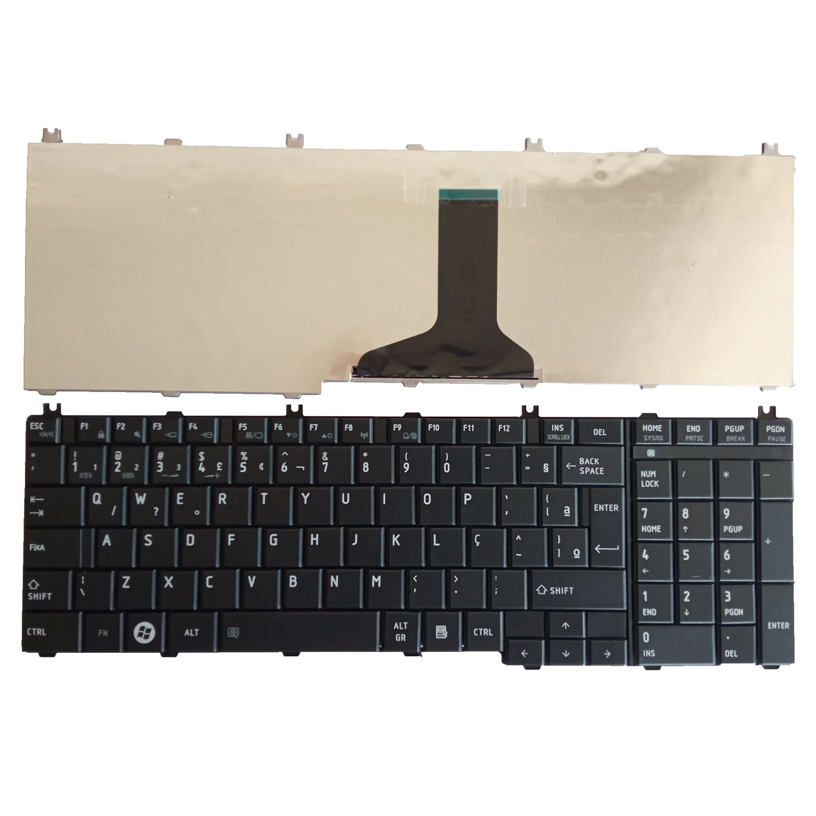 

Новая черная клавиатура BR Для Toshiba Satellite C650 C650D C655 C655D C660 C665
