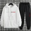 Mens Tracksuit Casual Printing Sweatshirts Outdoors Sports Jogging Mens Clothing Single Piece Hoodies Pants Fashion Streetwear
