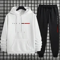 Mens Tracksuit Casual Printing Sweatshirts Outdoors Sports Jogging Mens Clothing Single Piece Hoodies Pants Fashion Streetwear