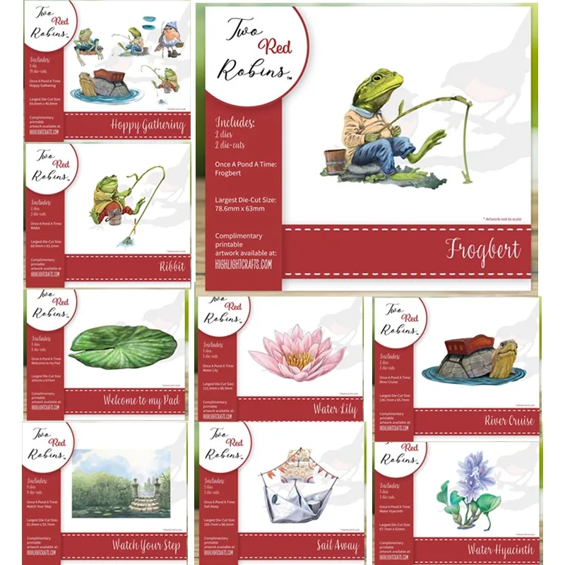 

Water Lily Hoppy Gathering Ribbit Frogbert Hyacinth Metal Cutting Die Stamps Stencil Diy Scrapbooking Paper Handmade Album Greet