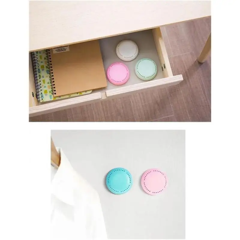 3pcs Toilet Aromatherapy Fragrance Air Freshener Toilet Deodorant Bedroom Wardrobe Car-mounted Lasting Solid Round Fresher