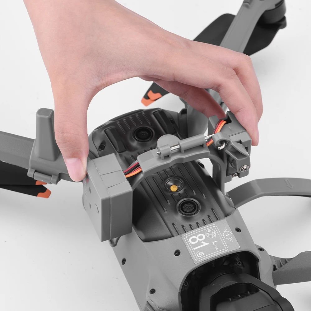 Sistema Airdrop para Dji Air Drone Dispositivo Parabólico Remoto Isca de Pesca Presente de Casamento Entrega Life Rescue Thrower Landing Gear - Image 6