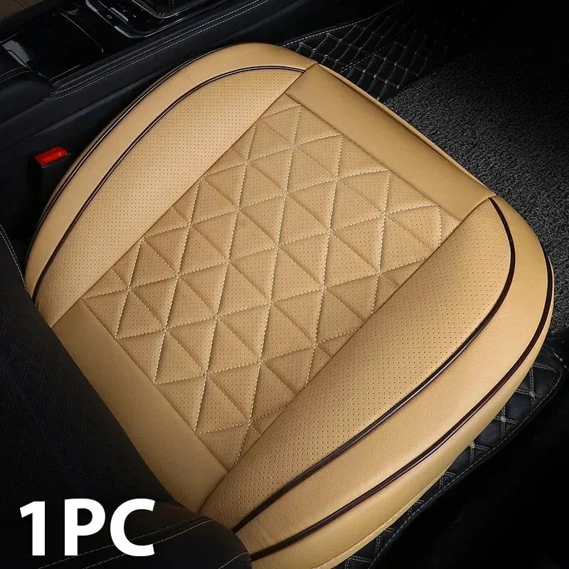 

All-inclusive Car Seat Cover Perforated Pu Leather Breathable Car Seat Cushion Anti-slip Shock-absorbing Four Season Universal