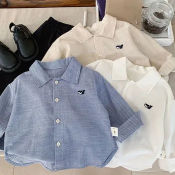 Boys Fish Stripe Shirt 1
