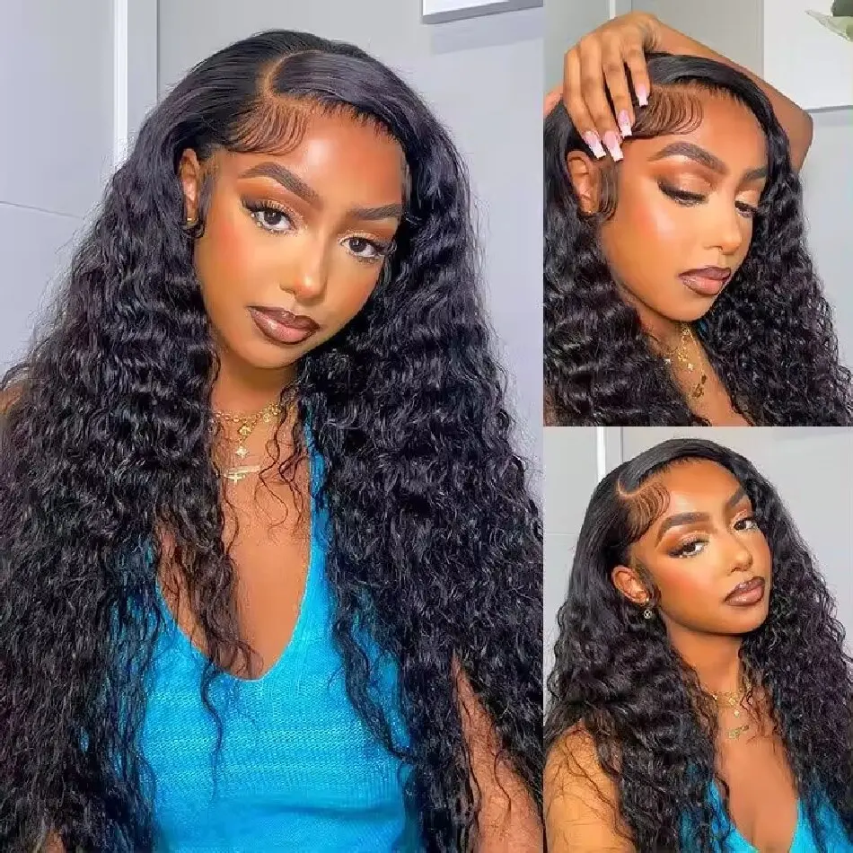 

Cheap Brazilian Kinky Curly Long Style Wigs 13X4 HD Swiss Lace Frontal Jerry Curly Wigs 100% Human Hair Wigs For Black Women