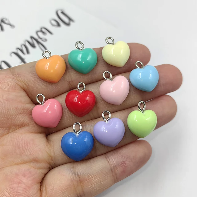 12pcs/lot 3D Resin Cartoon Charms 6 Colors Cute Bear Shape Charms Pendant for DIY Necklaces Earrings Bracelets Keychain Jewelry, Jewels Making