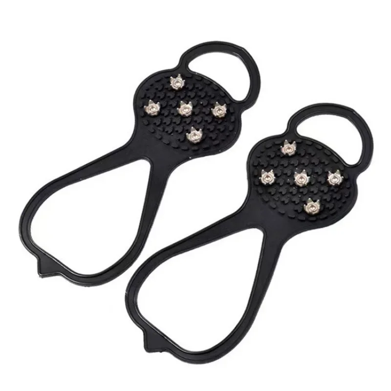 5-Pronged Anti-Slip Ice Cleats Northern Hemisphere Winter Outdoor Snow and Ice Prevention Shoe Covers Sole Protectors Wholesale 5