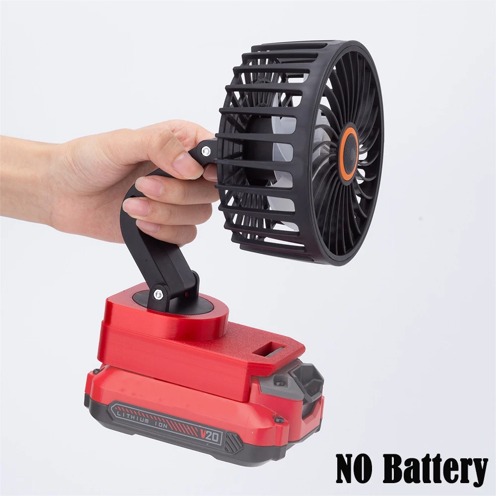 Portable Workshop Jobsite Fan For Craftsman 20V Lithium Battery Cordless Li-Ion Bare Tool Cordless Fan (NO Battery ) portable workshop site fan for craftsman 20v lithium battery cordless li ion battery fan battery not included