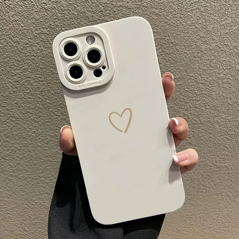 Minimalist Cartoon Sun and Moon Silicone Phone Case