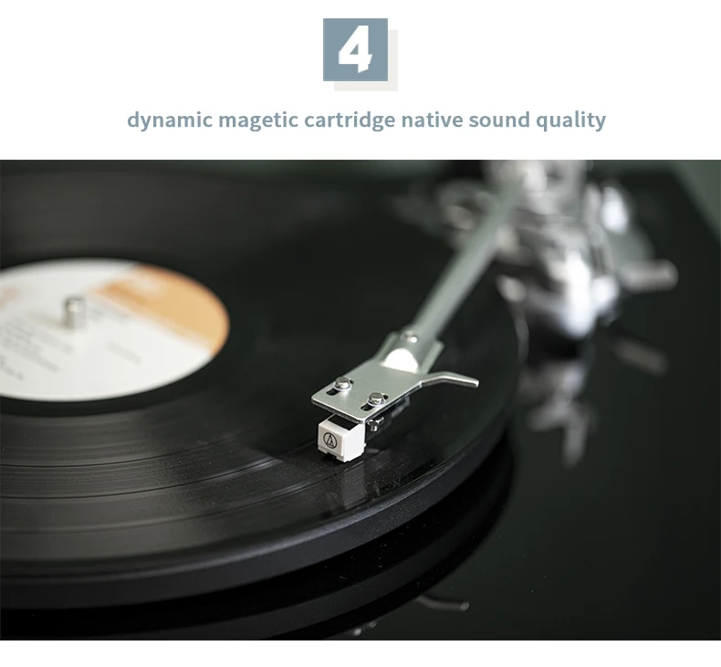 스테레오 Hifi 사운드 나무 휴대용 가방 무선 파란색 치아 Aux Usb Fm 라디오 레트로 Lp 비닐 턴테이블 레코드 플레이어