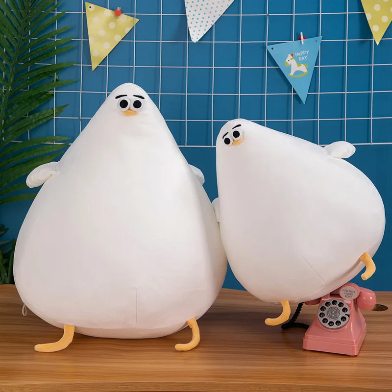 

Cute Soft Seagull Doll Fat White Seagull Plush Stuffed Toy Gifts to girl Friends Children Accompany Decorative Pillows Ornaments