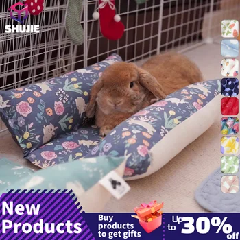 Rabbit Chinchilla Bed Mat House Nest Hamster Accessories Small Animal Guinea Pig Hamster Bed House Winter Warm Squirrel Hedgehog