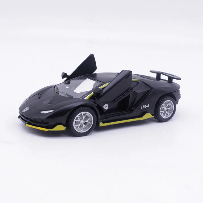 1:64 Diecast Alloy LB Racing Model Gull Wing Double Door Simulation Interior Accessories Boy Collection Decoration Scene Car Toy 1 87 ho scale metal alloy car model farm tractor models miniature collection ho scene decoration sand table landscape hobby toys