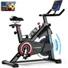 Exercise Bike 400 lbs Capacity, Magnetic Stationary Bikes for Home Gym with Bluetooth & Tablet Holder & Comfortable Seat Cushion 1