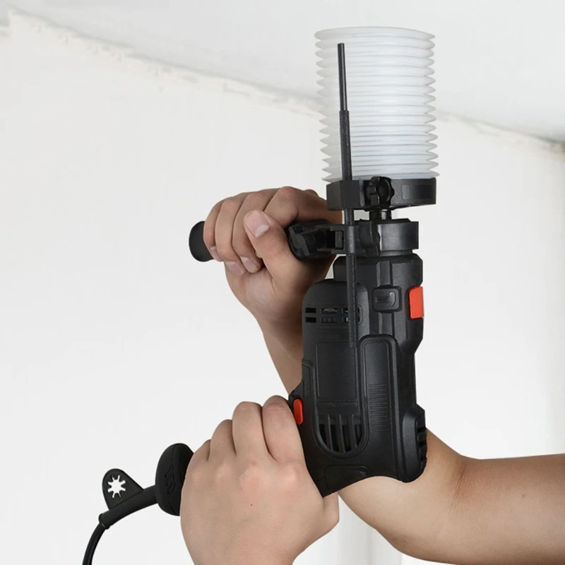 

White Rubber Electric Hammer Bowl Electric Hammer Collector Dust Shroud Rotary Device Tool Accessories Drop Shipping