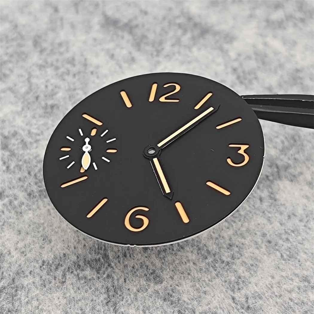 Watch Dial Accessories 34.5mm Face Insert Parts Hands For ETA6497/ ST3600