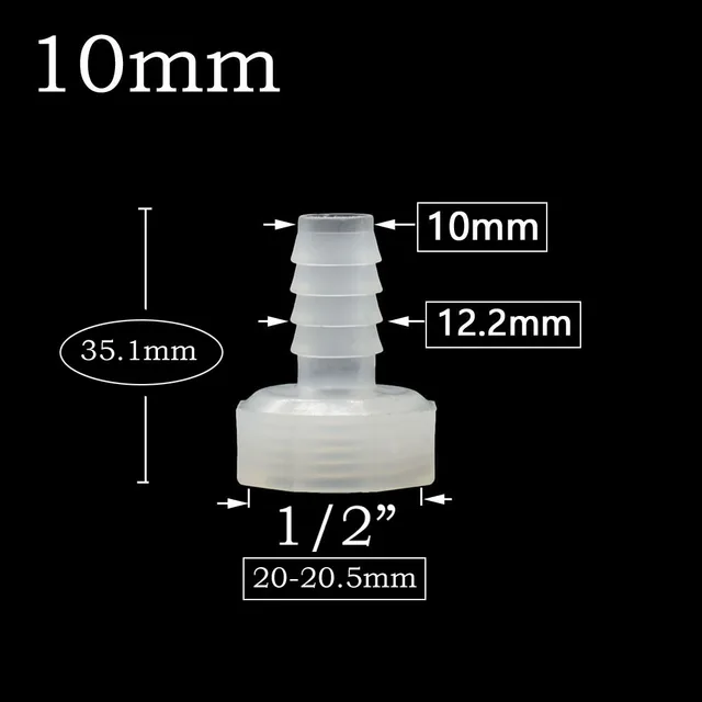 1/2 Hüvelykes Női Szál 4 Mm -Ig 6 8 10 12 14 16 20 -Es Tömlőcsatlakozó Barb Illesztőcső Adapter 1Db - Image 5