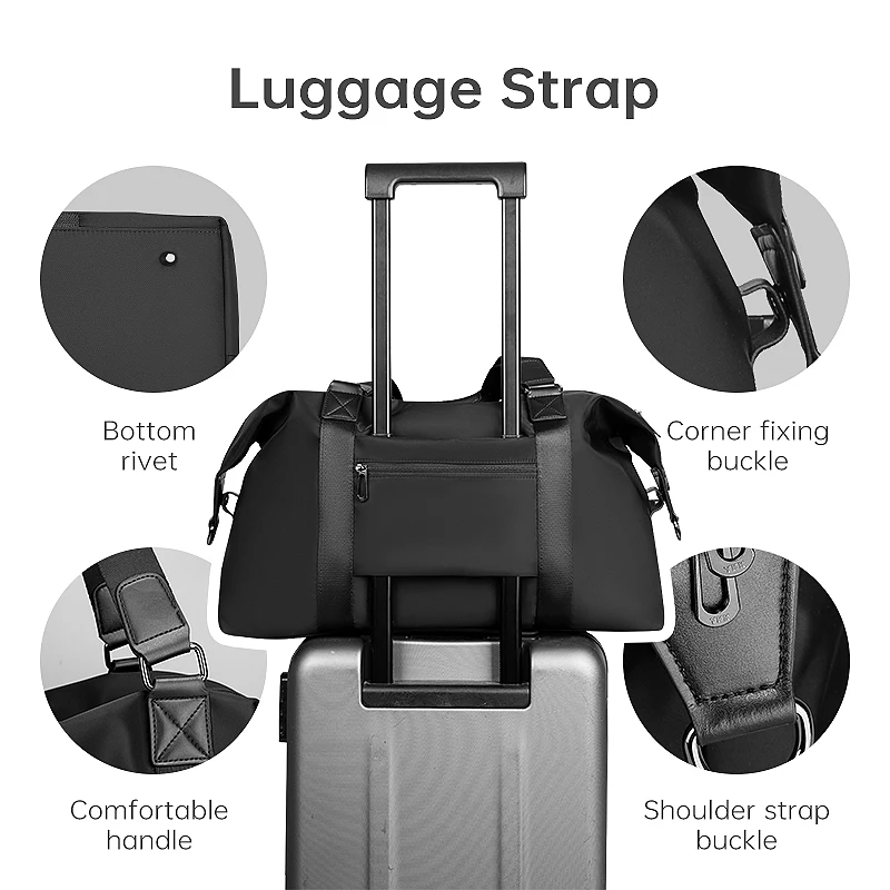 Travel Bags Duffel Bag Leisure Bag MARK RYDNE Large Capacity Waterproof Travel Duffle Bag Gym Bag Men