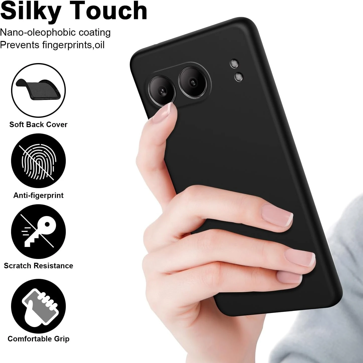 Flexible Liquid Silicone TPU Protective Phone Case Cover