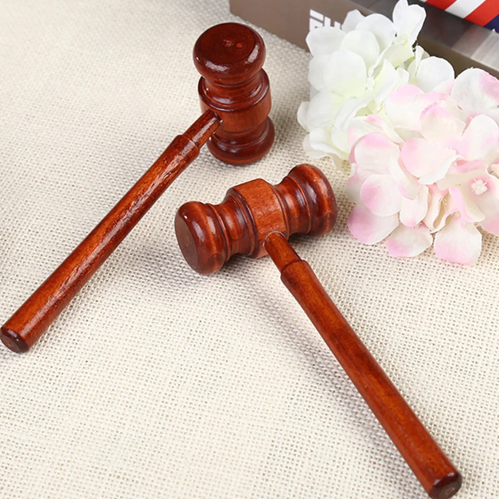 

3 Pcs Judge Hammer Shot Mini Gavel Dreses Auction Gavels Judges Wood Wooden Child
