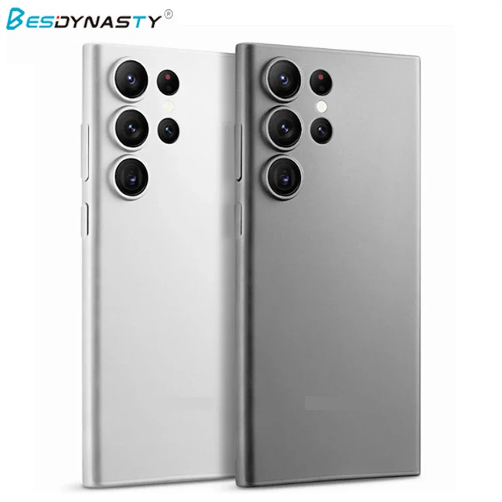 UltraThin Shockproof Transparent Frosted Matte Case - Clear PP Hard Finish