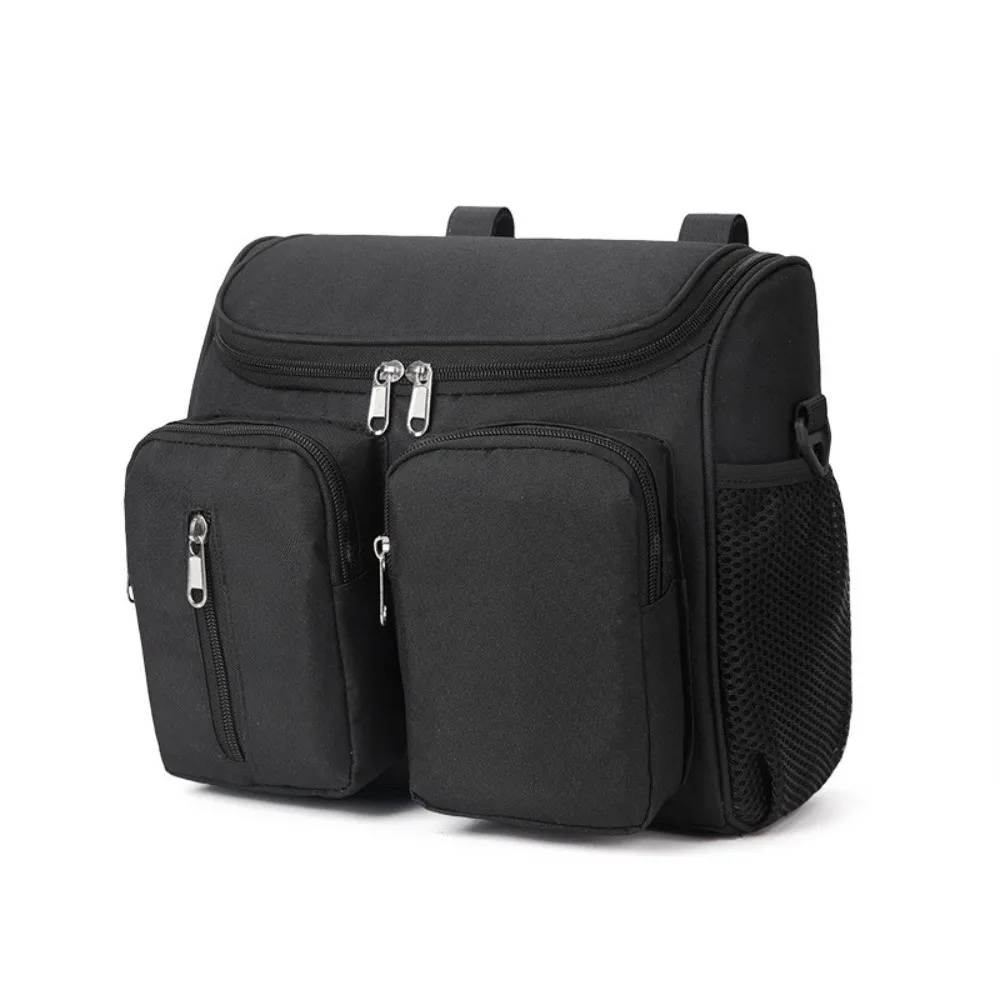 Waterproof Mommy Shoulder Bag Multi-Pocket Multifunctional Stroller Storage Hanging Bag Large Capacity Oxford Cloth