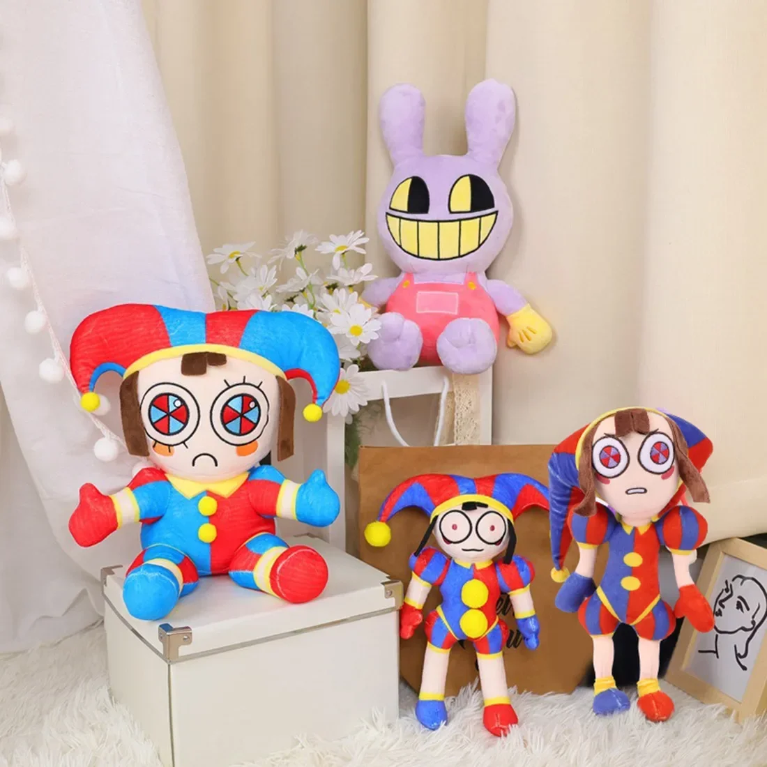 GANI アーティストデザイン ウサギぬいぐるみ カスタム ウサギファミリー ホワイト シルバニアファミリーの