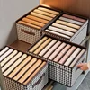 Closet Organizer Jeans Organization Storage Box with Cover Clothes Organization Drawer Organizer Cabinet Pants Storage Organizer 3