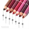 1PC Professional Wood Lip Liner Waterproof Lady Charming Lip Liner Soft Pencil Makeup Women's Long Lasting Cosmetic Tool 28Color 5