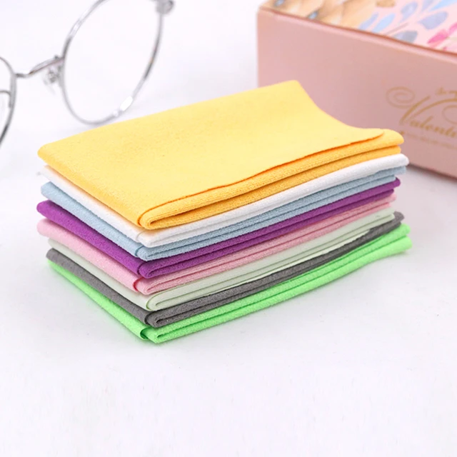 5pcs Eye Glass Clean Cloths Lenses Cloth for Glasses Eyeglass