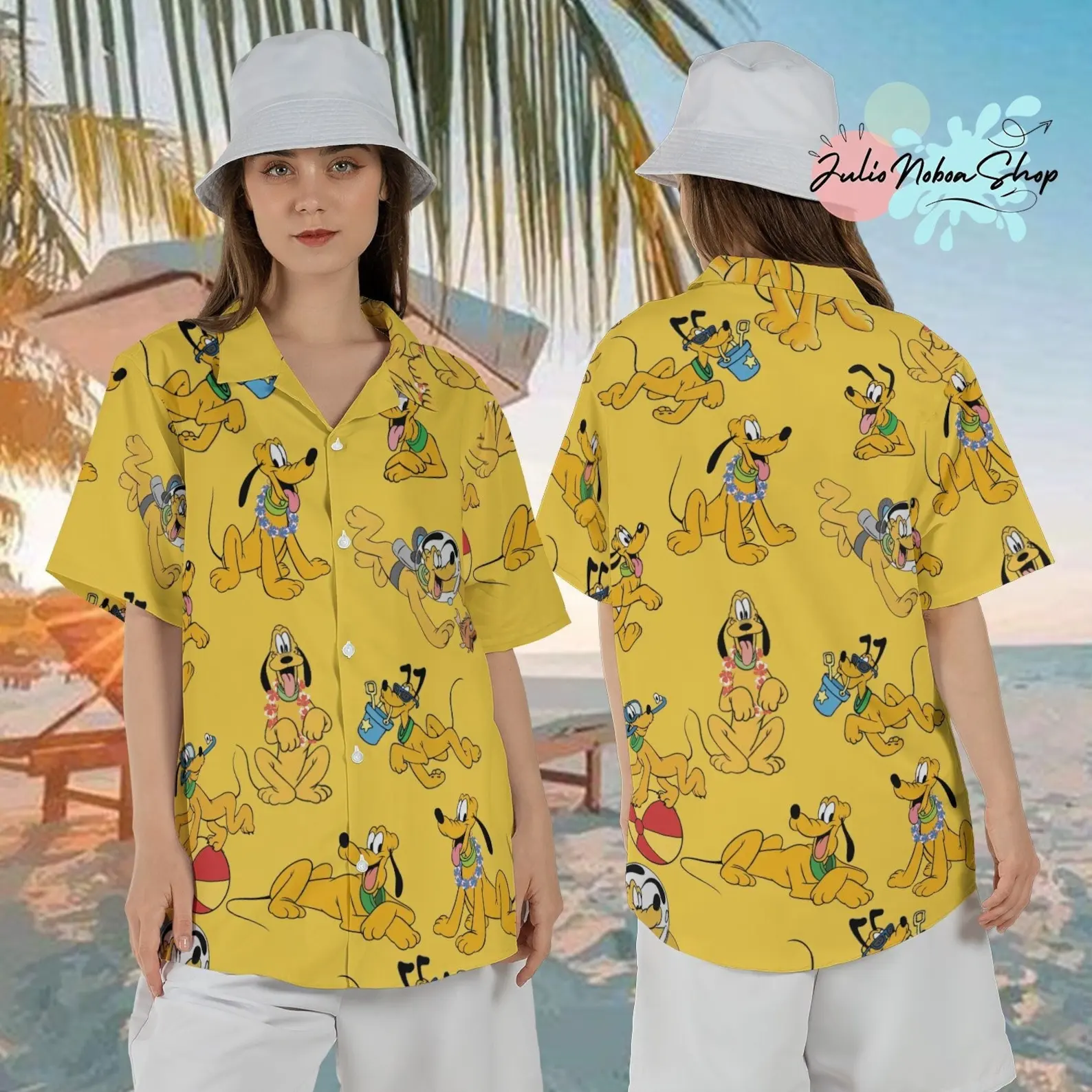 Goofy Camicia Hawaiana Per Cani Camicia Vintage Da Uomo Abbottonata Camicia Hawaiana Da Spiaggia Di Disney Camicia Estiva A Maniche Corte