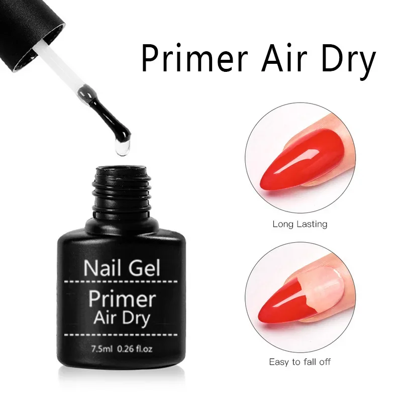 15Ml Acrylic No-acid Primer Nail Art Set With Base Coat And Top Coat Soak Off Gel Nail Polish For Art Design Tool Kit