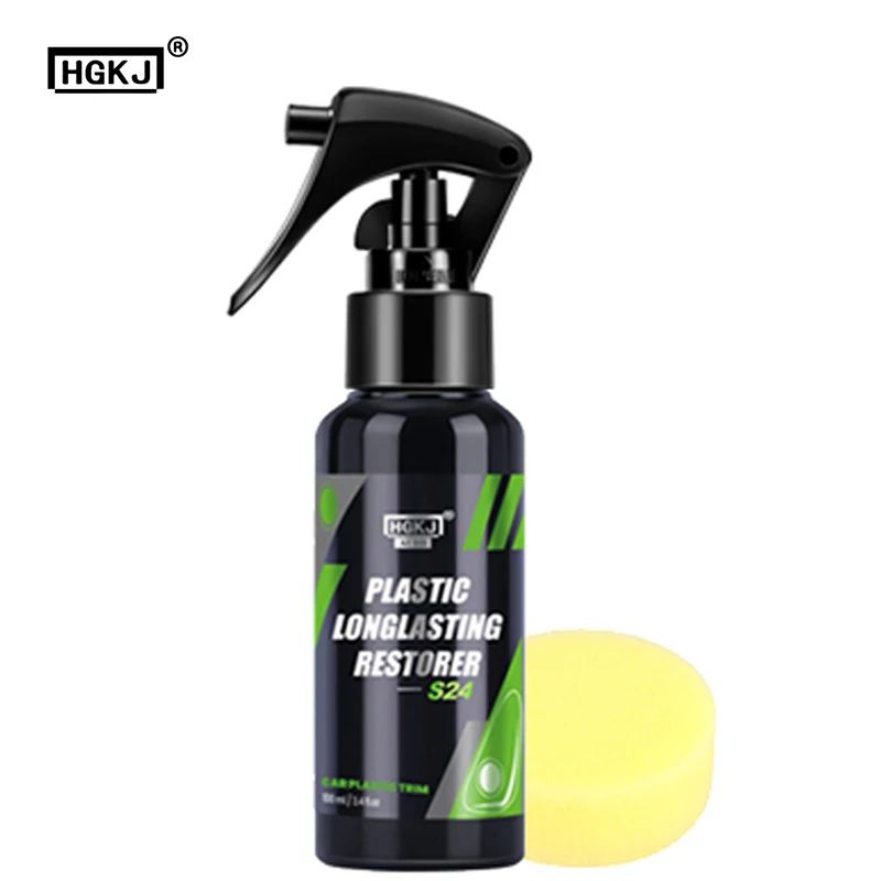 Car Plastic Restorer Rubber Trim Back To Black Plastic Renovation Hgkj